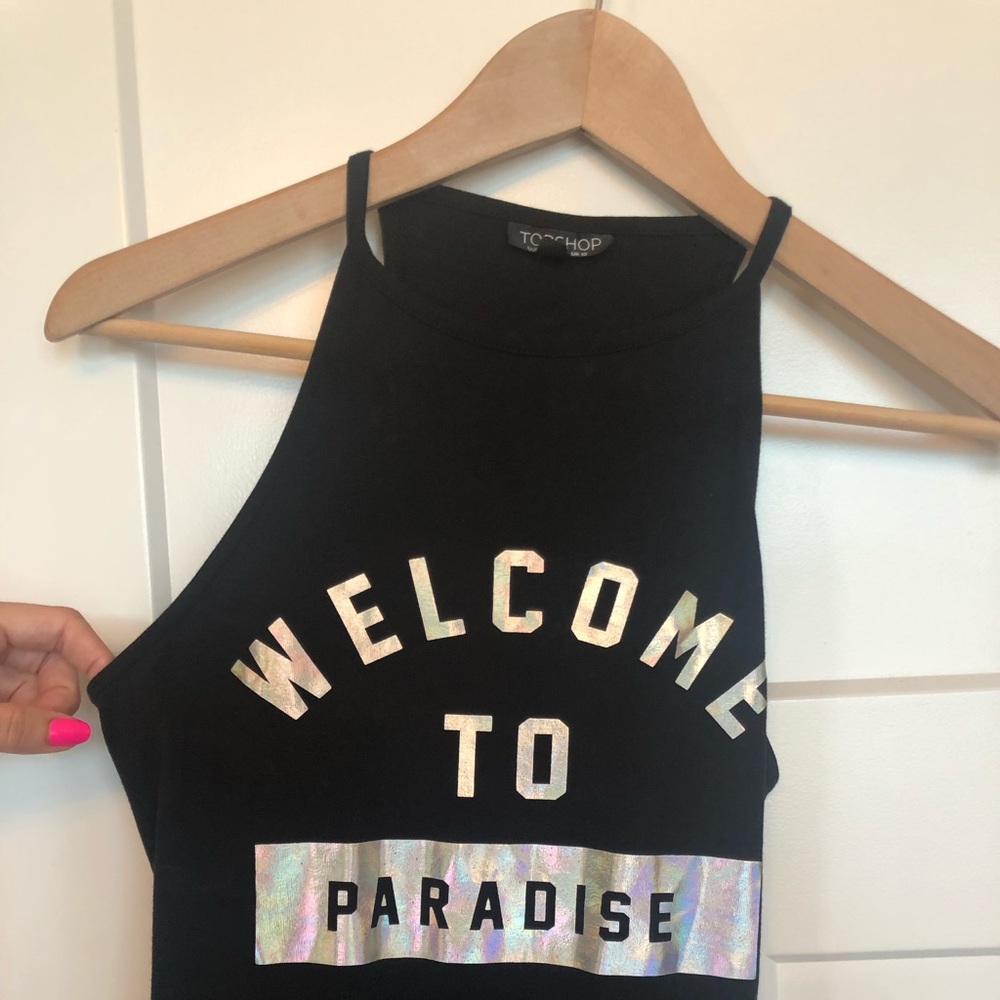 Welcome to Paradise unitard